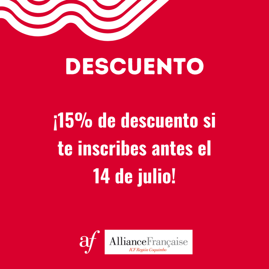 ¡Descuento disponible para el nuevo ciclo de cursos